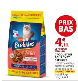 Bi1 Purina - croquettes pour chat brekkies offre