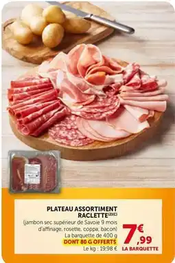Bi1 Plateau assortiment raclette offre