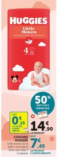 Bi1 Huggies - couches offre