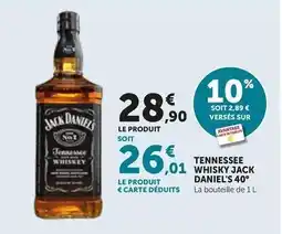 Bi1 Jack daniel's - tennessee whisky offre