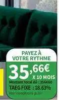 Conforama Total - moantante offre