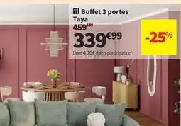 Conforama Buffet 3 portes offre