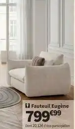 Conforama Eugène color - fauteuil offre