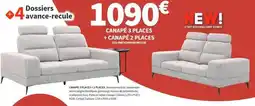 Conforama Canapé 3 places + canape 2 places offre