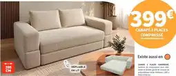 Conforama Canape 3 places compresse offre