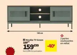 Conforama Meuble tv green offre