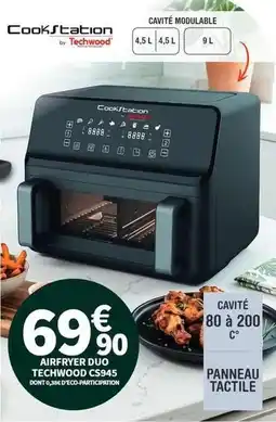 Conforama Techwood - airfryer duo cs945 offre