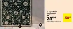 Conforama Tapis micro offre