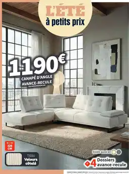 Conforama Dossiers avance-recule offre