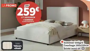 Promo - lit 600x200cm + sommier
