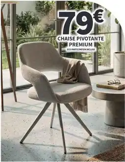Conforama Chaise pivotante premium offre