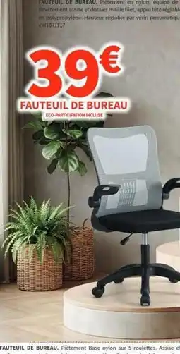 Conforama Maille - fauteuil de bureau offre