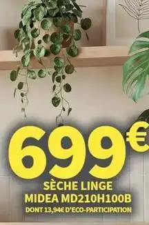 Conforama Sèche linge md210h100b offre
