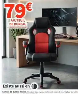 Conforama Fauteuil de bureau racing offre