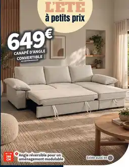 Conforama Canapé d'angle convertible offre