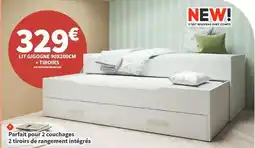Conforama Lit gigging offre