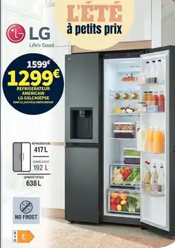 Conforama Lg - réfrigérateur américain offre