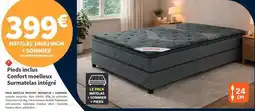 Conforama Pieds inclus confort moelleux surmatelas intégré offre