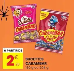 Stokomani CARAMBAR Sucettes offre