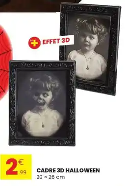 Stokomani CADRE 3D HALLOWEEN offre