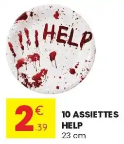 Stokomani HELP Assiettes offre