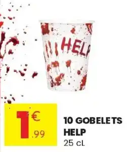 Stokomani HELP Gobelets offre