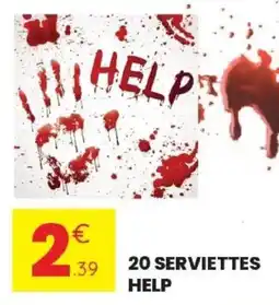 Stokomani HELP Serviettes offre