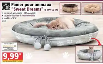 Norma Panier pour animaux offre