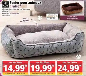 Norma Panier pour animaux falco offre