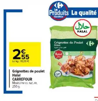 Grignottes De Poulet Halal Carrefour