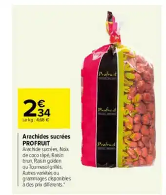 Arachides Sucrées Profuit