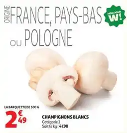 Auchan Champignons Blancs offre