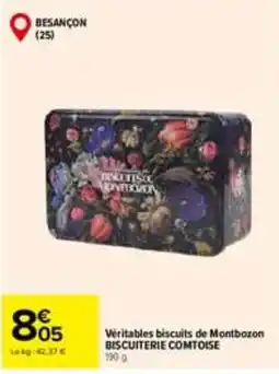 Carrefour BISCUITERIE COMTOISE Véritables biscuits de Montbozon offre