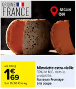 Carrefour Market Mimolette extra-vieille offre