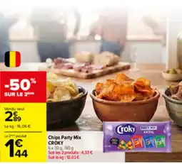 Carrefour Market CROKY Chips Party Mix offre
