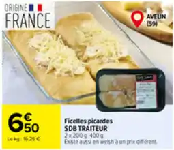 Carrefour Market SDB TRAITEUR Ficelles picardes offre