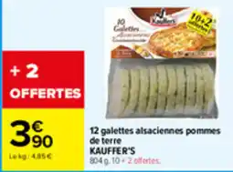 Carrefour Market KAUFFER'S galettes alsaciennes offre