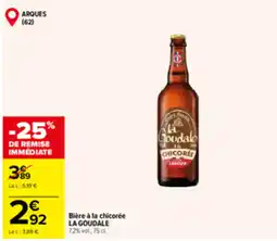 Carrefour Market LA GOUDALE Bière à la chicorée offre