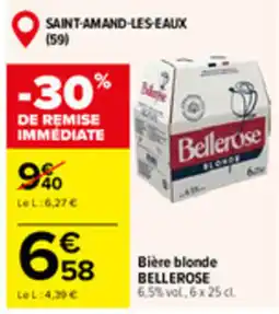 Carrefour Market Bellerose Bière blonde offre