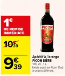 Carrefour Market PICON Apéritif à l'orange offre