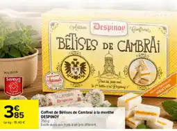 Carrefour Market Despinoy Bêtises de Cambrai offre