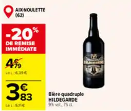 Carrefour Market HILDEGARDE Bière quadruple offre