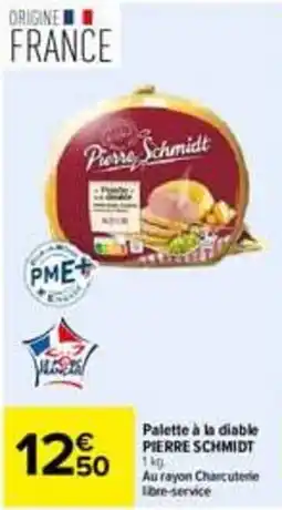 Carrefour PIERRE SCHMIDT Palette à la diable offre