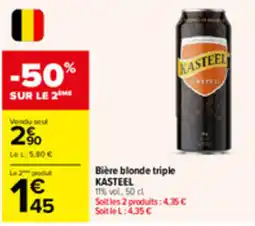 Carrefour Market KASTEEL Bière blonde triple offre