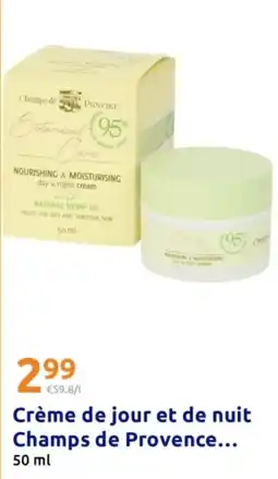 Action Champs de Provence Crème de jour et de nuit offre