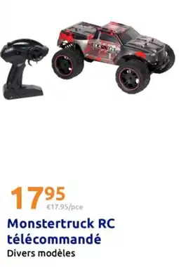Action Monstertruck RC télécommandé offre