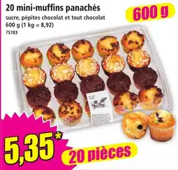 Norma 20 mini-muffins panachés offre