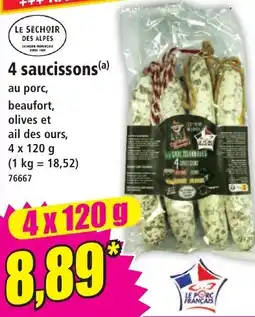 Norma Le Sechoir des Alpes 4 saucissons offre