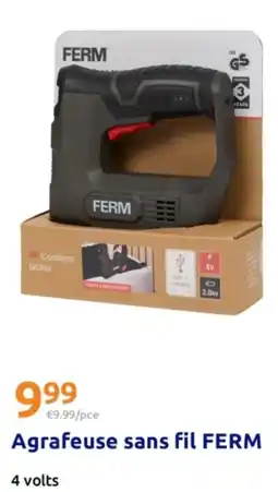 Action FERM Agrafeuse sans fil offre