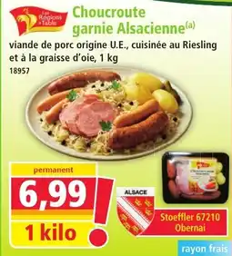 Norma Choucroute garnie Alsacienne offre